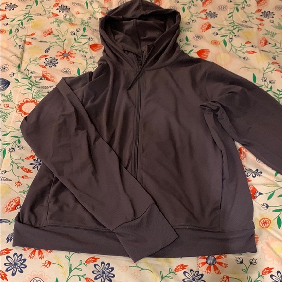 COPY - AIRism UV Protection Full-Zip Hoodie - Gunmetal Gray - Picture 1 of 8